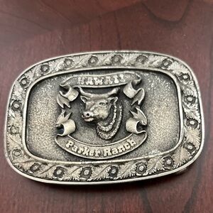 Vintage Parker Ranch Belt Buckle